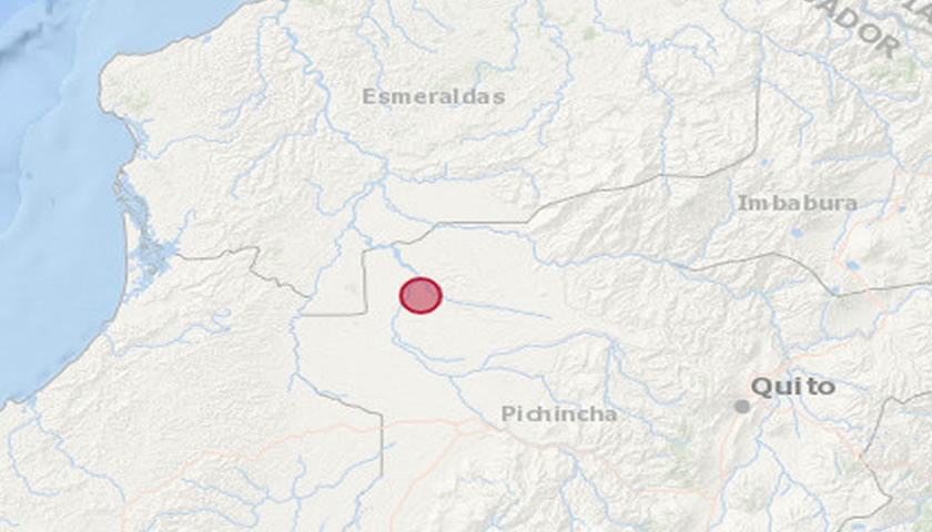  Sismo de magnitud 4 en provincia tropical de Ecuador