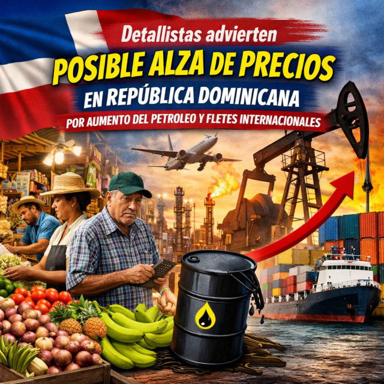 Detallistas advierten posible alza de precios en República Dominicana por aumento del petróleo y fletes internacionales
